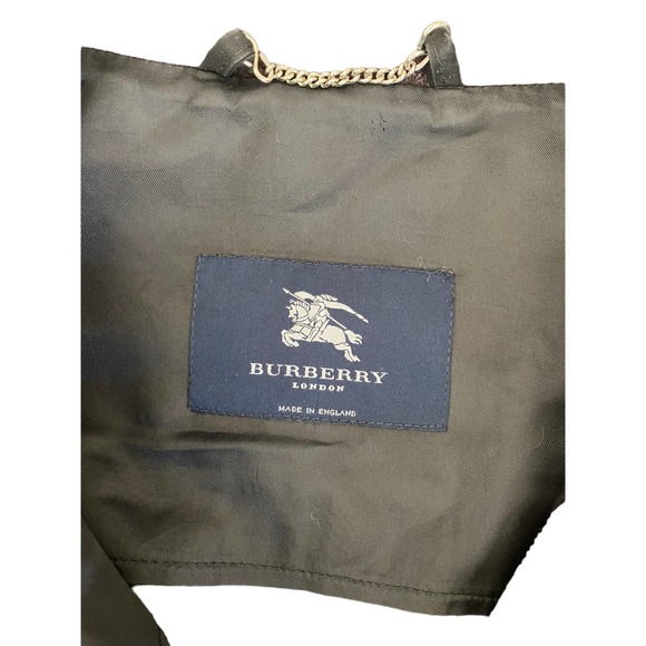 Burberry London Peacoat Brown 100% Wool Size Medium - Picture 3 of 16